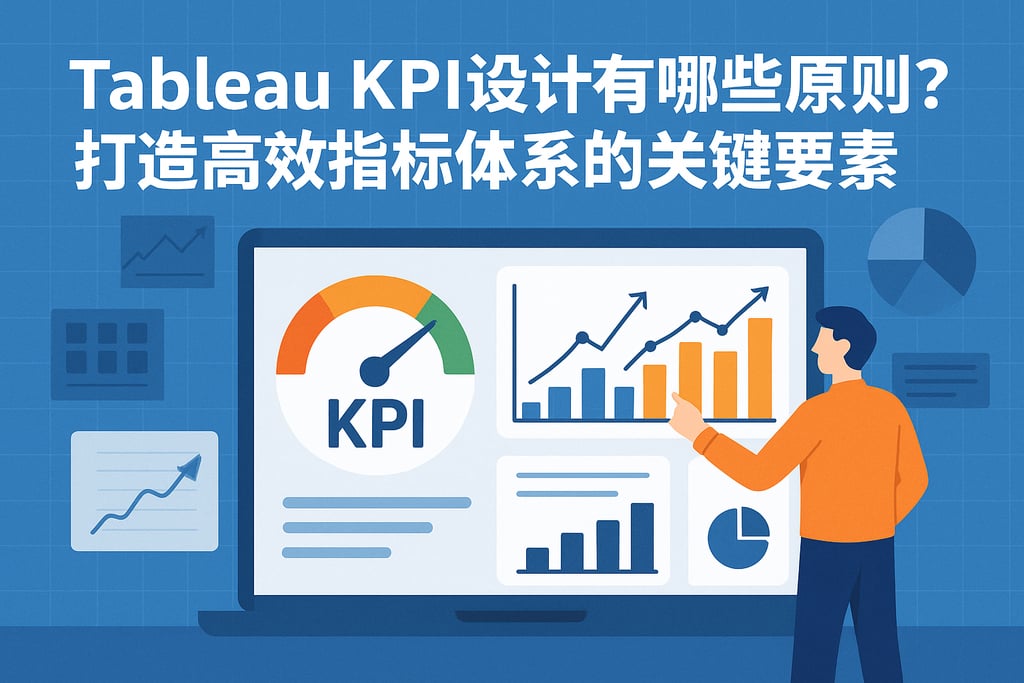 Tableau KPI设计有哪些原则？打造高效指标体系的关键要素
